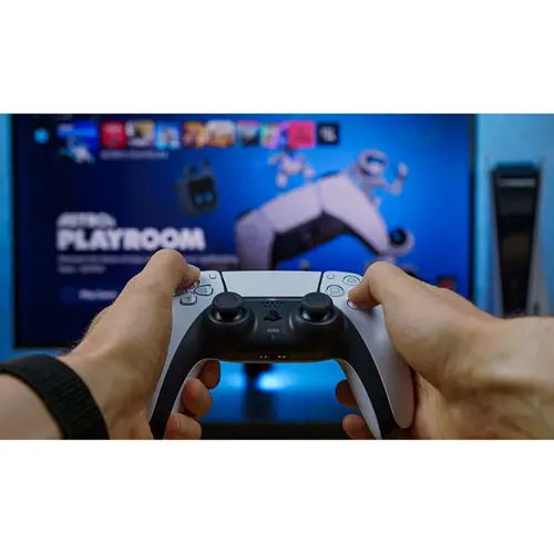 کنسول بازی سونی مدل PlayStation 5 Slim Digital Edition ظرفیت 1 ترابایت ریجن 2016B اروپا به همراه دسته اضافی و پایه شارژر (5)